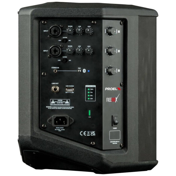 Proel FREEONEX Battery Powered PA Speaker with Bluetooth - Image 2