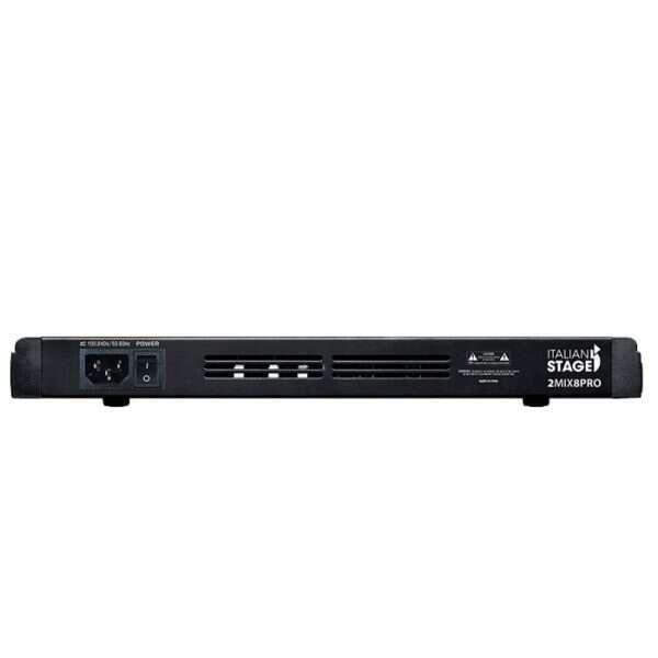 Italian Stage 8-Channel Stereo Audio Mixer with DSP MultiFX - Image 2