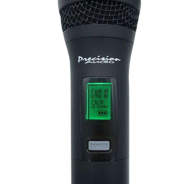 Precision Audio Twin Channel Professional Wireless Microphone System Dual XLR Out MIC24 - Image 5