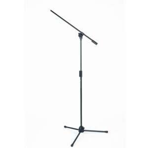QuikLok A302 BK AM Microlite US thread, tripod microphone stand w/fixed boom
