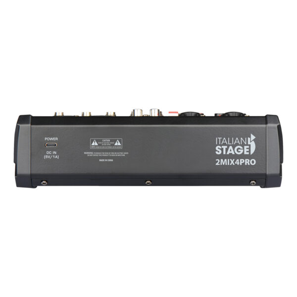 Italian Stage IS2MIX-4PRO  4-Channel Stereo Audio Mixer with DSP & FX - Image 2