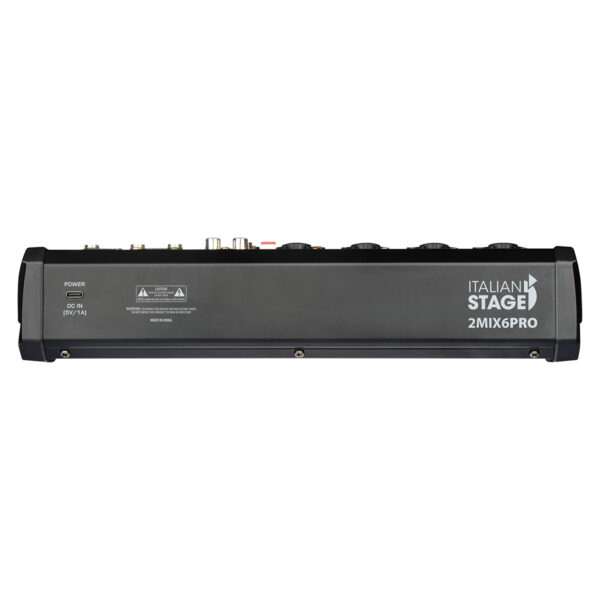 Italian Stage IS2MIX-6PRO  6-Channel Stereo Audio Mixer with DSP & FX - Image 2