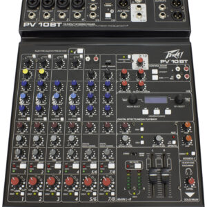 Peavey PV10BT 10 Channel Compact Mixer with Bluetooth
