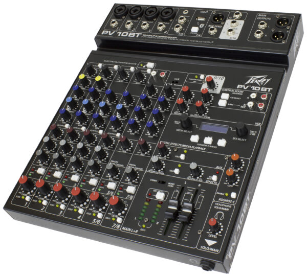 Peavey PV10BT 10 Channel Compact Mixer with Bluetooth - Image 2