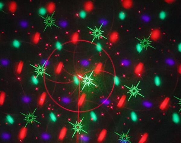 Ultimate Laser RGB Sound Activated LED Disco Ball Party Light - Image 3