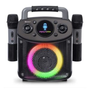 Singing Machine Mini Sparkle Bluetooth Karaoke Speaker