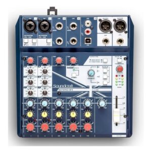 Soundcraft Notepad 8FX Mixing Console with USB I/O and Lexicon Effects