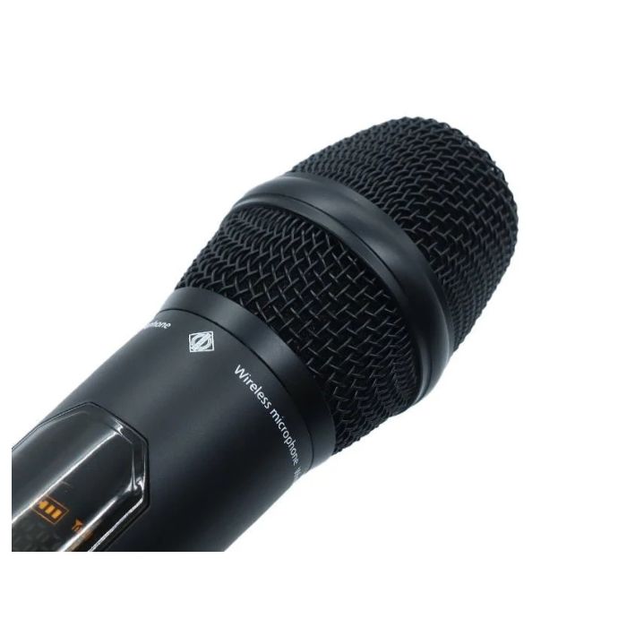 Precision Audio MIC 23 Twin Channel UHF Wireless Microphone System Handheld Bodypack - Image 4